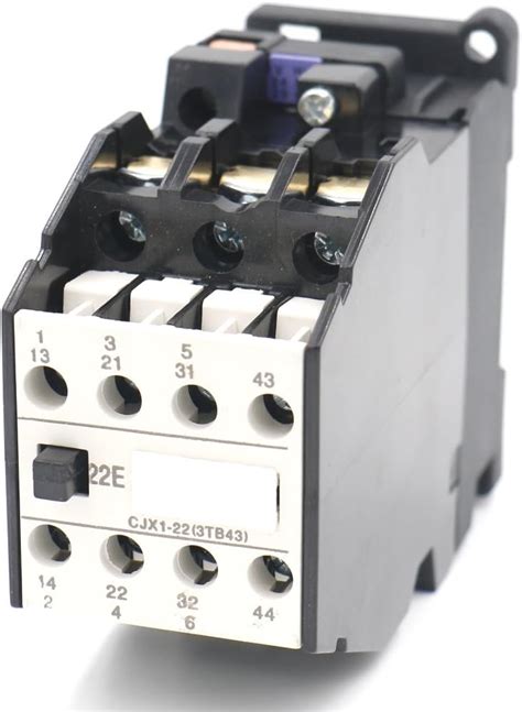 Baomain AC Contactor CJX1 22 24V Coil 50 60Hz 22A 3 Phase 3 Pole 2NO