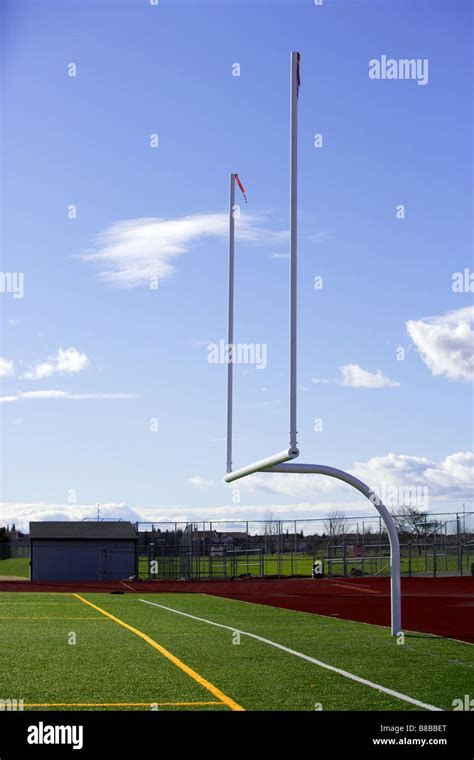 A New Astro Turf Foot Ball Field Stock Photo Alamy