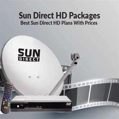 Sun Direct HD New Connection 6 MONTH PAK FREE FULL SET Normal Package