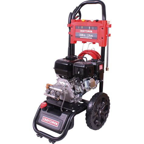 Craftsman 3100 Psi At 24 Gpm 3100 Psi 24 Gpms Cold Water Gas Pressure Washer With 4 Spray Tips