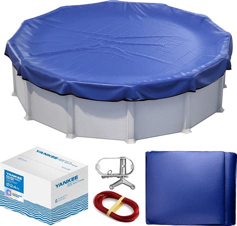 Winter Pool Cover 24 Ft Round For Above Ground Extra Thick And Durable Above Ground