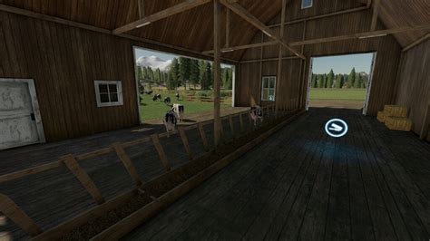 FS22 Cow Barn Old v 1 0 Animal Pens Mod für Farming Simulator 22