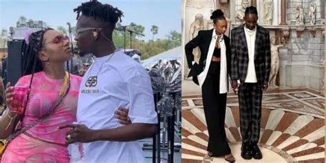 Mine Forever Temi Otedola Celebrates Her Fiance Mr Eazi On His