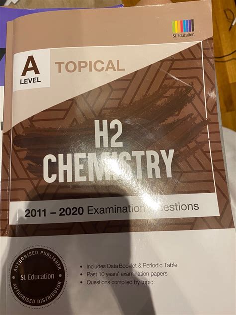 A Level H2 Chemistry TYS Topical 2010 2020 Hobbies Toys Books