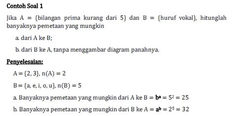 Soal Cerita Materi Relasi Dan Fungsi Soal Dan Pembahasan Himpunan Un