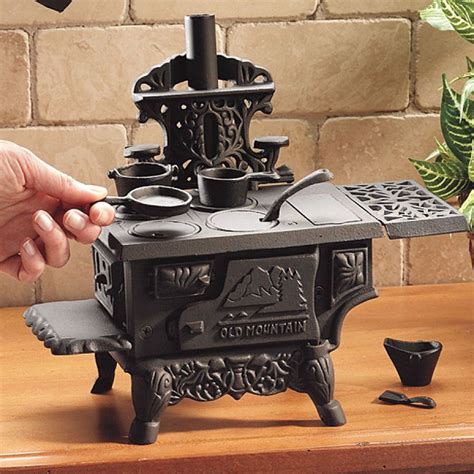 Mini Cast Iron Stove Set Country Store Catalog Kitchen Products Home Décor Cast Iron