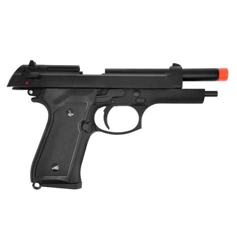 Pistola De Airsoft Qgk Bk Gbb Blowback Slide Metal Mm Pistola De