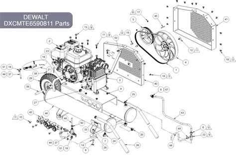 DEWALT 8 Gal Air Compressor, DXCMTE6590811 - Parts - AirCompressorA.com