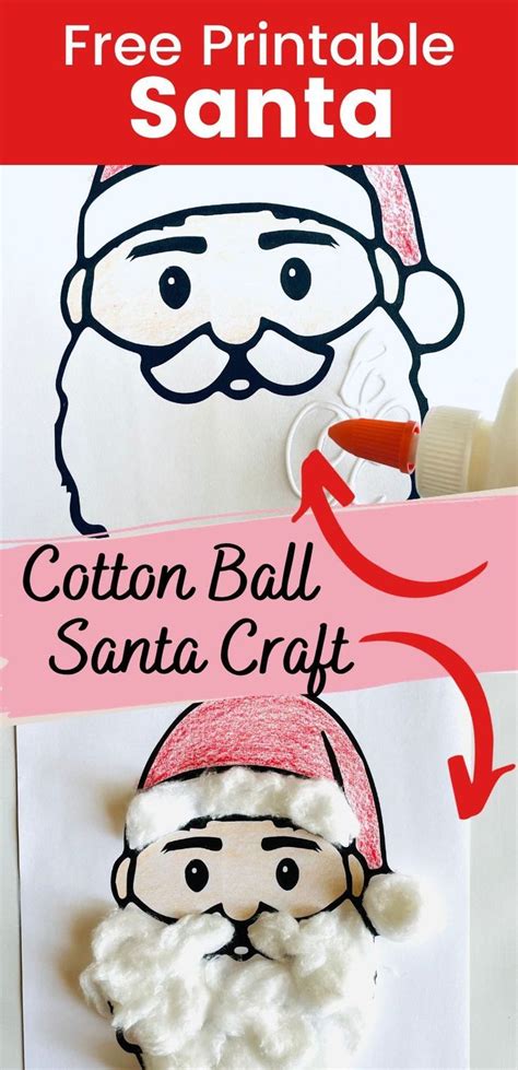 Santa Craft For Kids Easy Santa Crafts Preschool Christmas