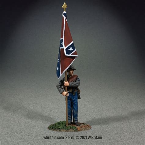 31390 - Confederate Army of Northern Virginia Flag at Rest | W Britain