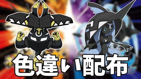 色違いカプ・レヒレ配布決定と色違いカプ・ブルル配布開始の報せ 【ポケモンusum】 Youtube