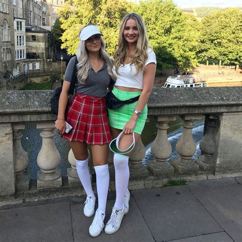 Golf Costumes Pub Golf High Knee Socks Outfit Golf Party Pub Crawl