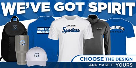 JOHN ADAMS HIGH SCHOOL SPARTANS Apparel - OZONE PARK, NEW YORK - Sideline Store - BSN Sports