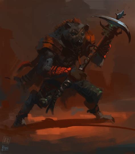 Gnoll Warlord by Raph04art.deviantart.com on @deviantART The Elder ...