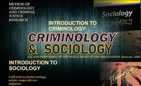 Write Criminology Sociology Research And Help In Criminal Justice