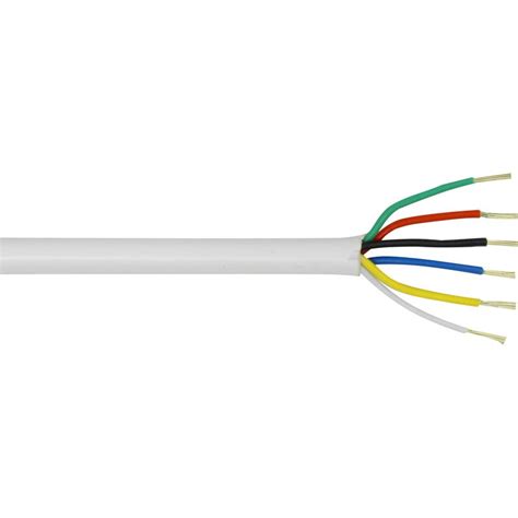 Alarm Cable 6-Core 100m White | Evolution Electronics & Electrical Ltd.