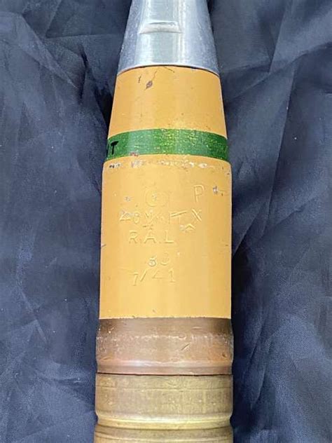 ww british mm bofors tnt shell inert  ammunition