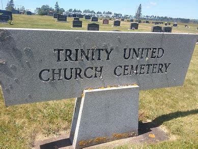 Trinity United Church Cemetery En Parrsboro Nova Scotia Cementerio