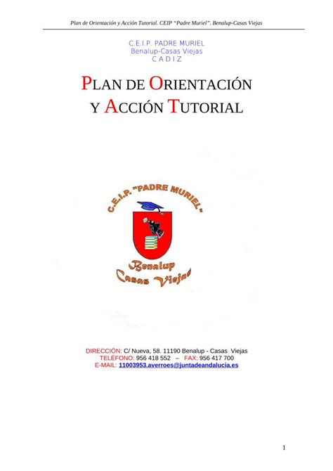 PDF PLAN DE ORIENTACIÓN Y ACCIÓN PDF filePlan de Orientación y