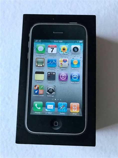 Boite Box Apple Iphone 3gs Noir Vide 32 Gb Ebay