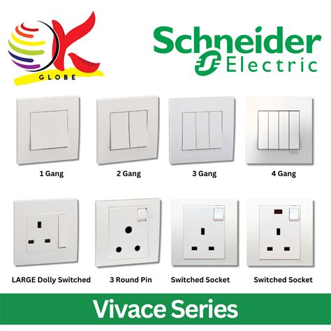 Schneider Electric Vivace Series 250v 1 Gang 10a 20a 13a 15a Bell Press Tv Tvf