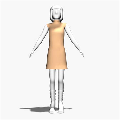 3d woman generic model