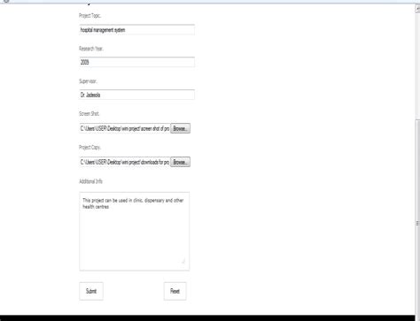 upload project form page  scientific diagram