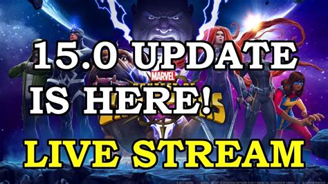 Update 150 Is Live Marvel Contest Of Champions Live Stream Youtube