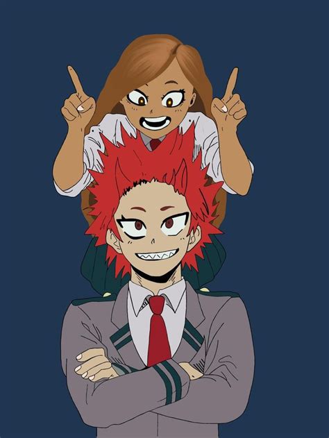 Kirishima X Black Yn Anime Character Drawing Cute Anime Character