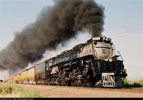 UP 3985 Union Pacific Steam 4-6-6-4 at Commerce City, Colorado by Greg ...