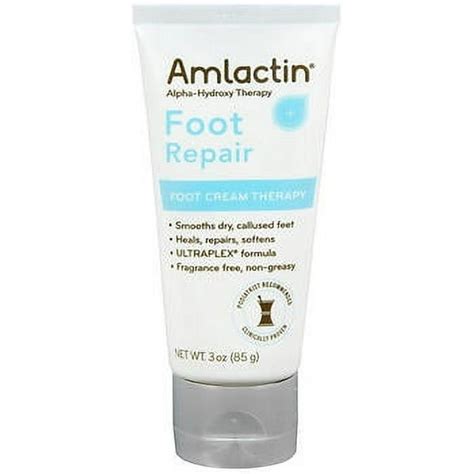 Amlactin Foot Repair Therapy For Dry Cracked Skin Deep Hydrating Aha