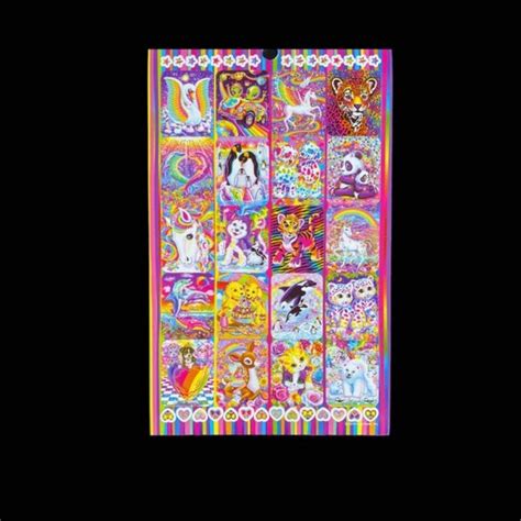 Lisa Frank Toys Lisa Frank Sticker Book Over 60 Stickers Five Sticker Sheets 90s Nostalgia