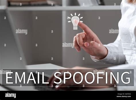 Criture Affichage De Texte Email Spoofing Business Showcase S Curise