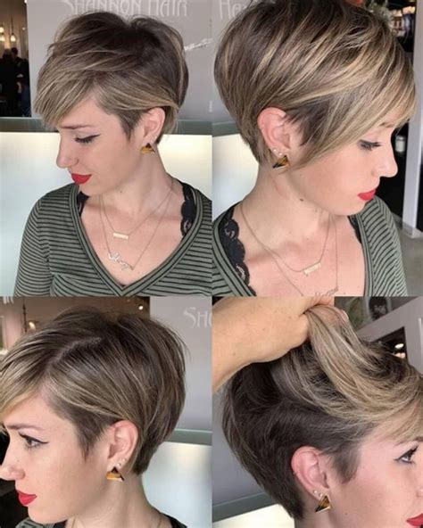 Side Swept Bang Pixie Cuts Hot Sex Picture