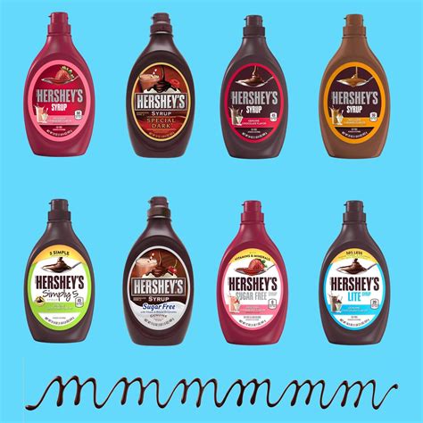 Hershey's Special Dark Chocolate Syrup 22oz, Pack of 6 - Rich and ...