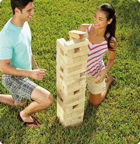 T Ideas For Dad 3 Giant Outdoor Jenga Game Outdoor Jenga Life