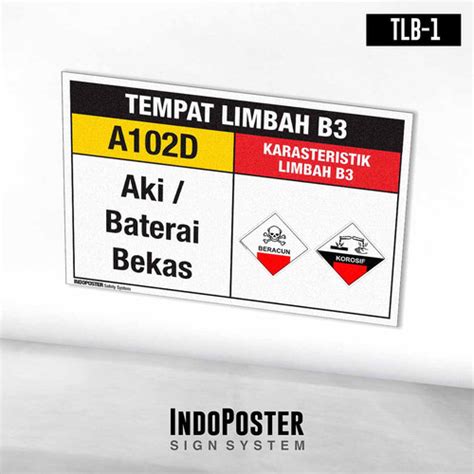 Jual Stiker Safety Sign K3 Tempat Limbah B3 Kab Bandung Indoposter