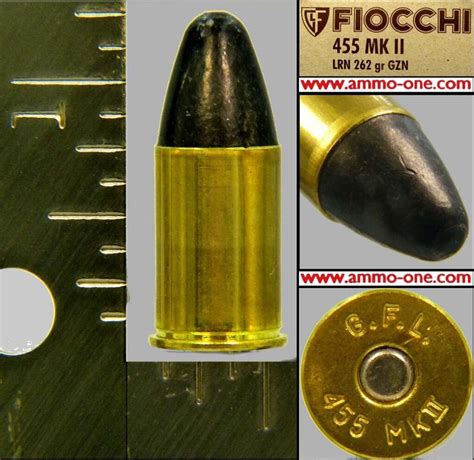 455 Webley Mark Ii Revolver By Fiocchi Box Of 50 Cartridges Ammo One1