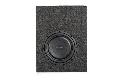 Gladen RSX 10 SLIM VB CU 25 cm flacher passiver Gehäusesubwoofer