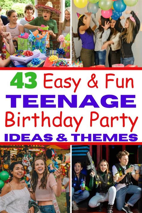 43 Epic Teen Birthday Party Ideas Teens Will Beg To Do Happy Mom Hacks