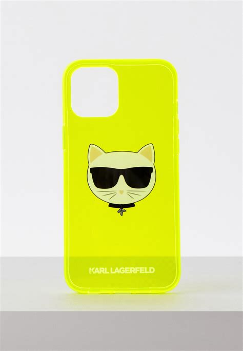 Чехол для iPhone Karl Lagerfeld 12 Pro Max (6.7), TPU FLUO Choupette ...