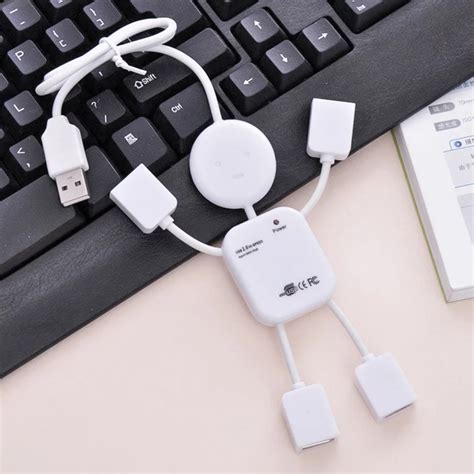 Cabo Usb 4 Em 1 Para 4 Portas 2 0 Fêmeas Hub Splitter Dados Shopee Brasil