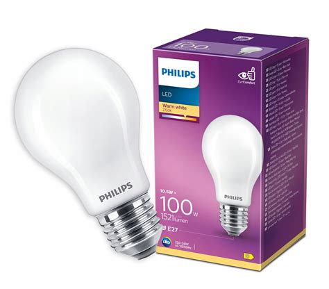 Philips Żarówka Led A60 E27 10 5w 100w 2700k Ww 929002026431 • Cena