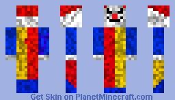 Scary Clown Minecraft Skin