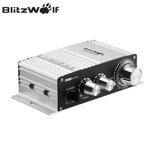 Blitzwolf Przeno Ny Mini Wzmacniacz Stereo Hi Fi Audio Auto Samochod W