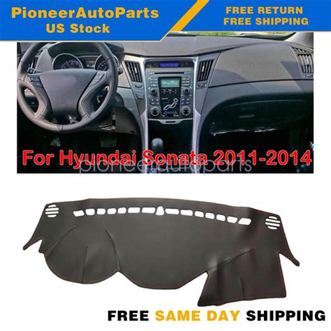 Leather Car Dashboard Dash Cover Pretector Mat Fits Hyundai Sonata 2011