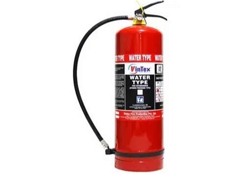 Vintex Mild Steel 9 Liter Water Type Stored Pressure Fire Extinguisher