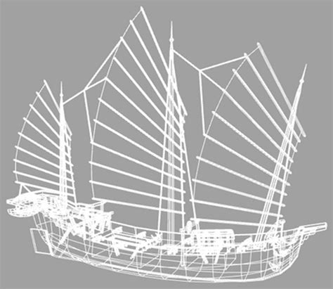 3d Model Chinese Junk Ship