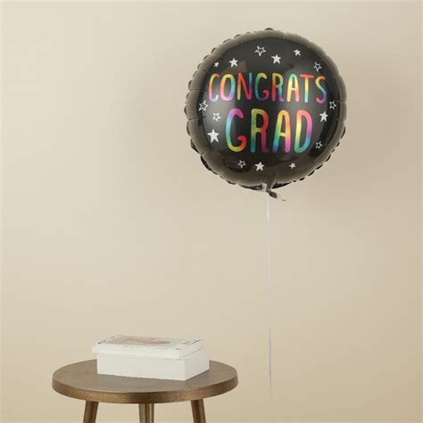 Congrats Grad Rainbow Balloon Moonpig