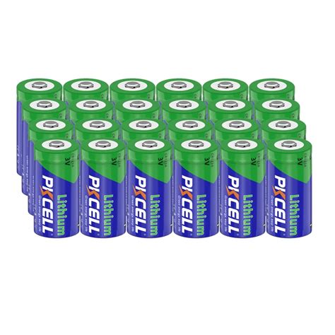 24PC PKCELL CR 123A CR17345 16340 Cr123a CR123A 3v Lithium Battery Non